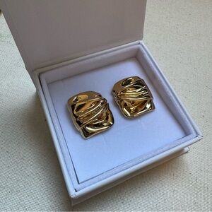 HEAVEN MAYHEM Bunch Gold Earrings (BRAND NEW)